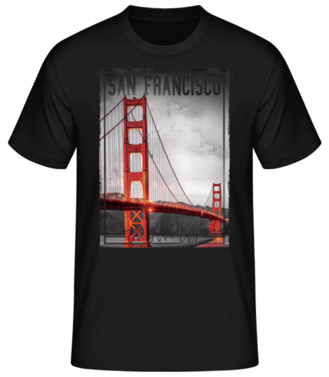 San Francisco Golden City · Männer Basic T-Shirt günstig online kaufen