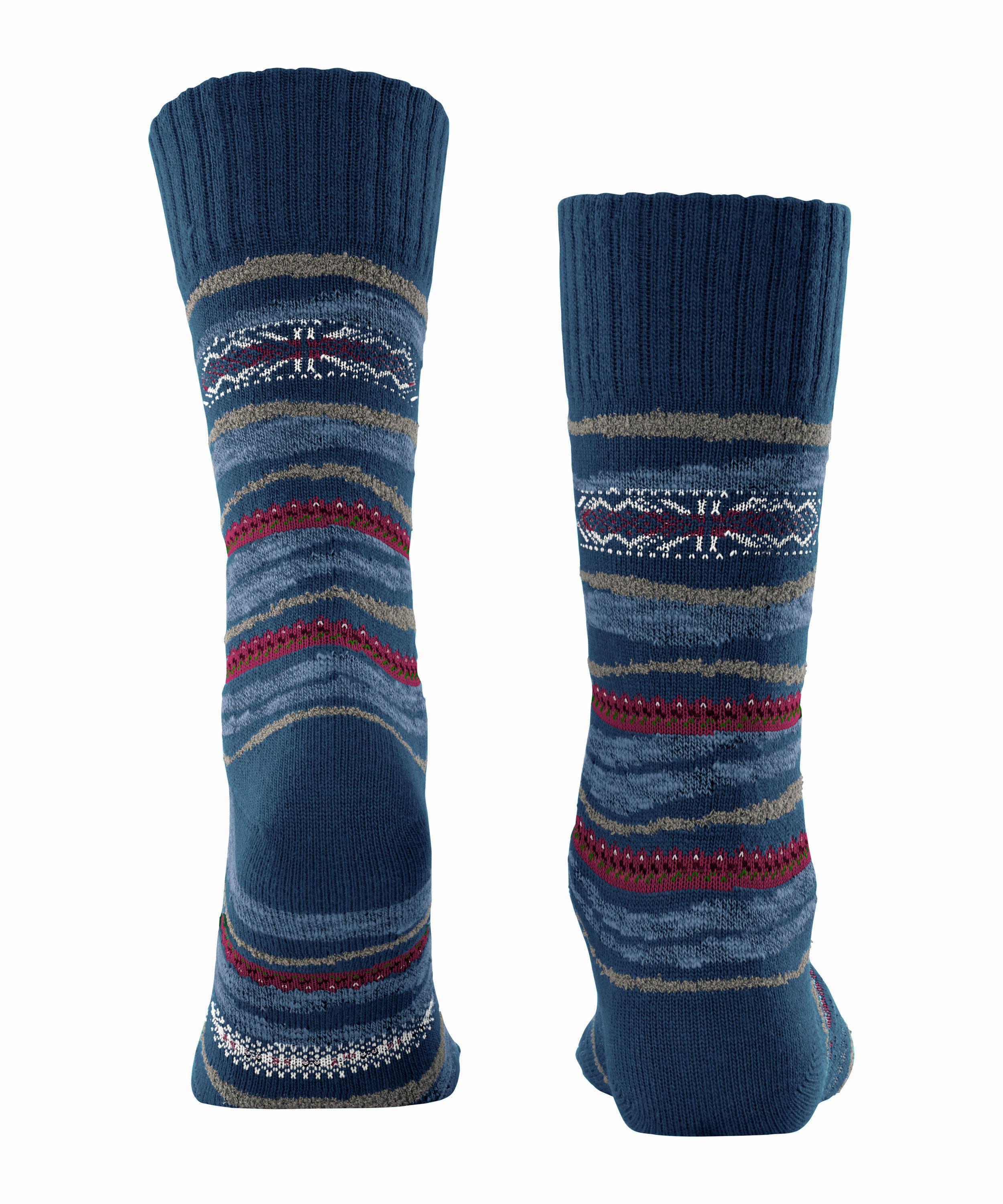 FALKE Sedimentation Herren Socken, 43-46, Blau, AnderesMuster, Wolle, 12483 günstig online kaufen