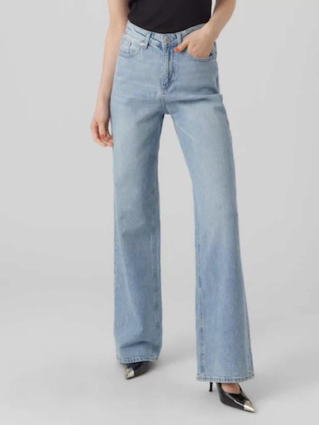 Vero Moda Straight-Jeans "VMTESSA HR STRAIGHT JEANS RA339 GA NOOS" günstig online kaufen