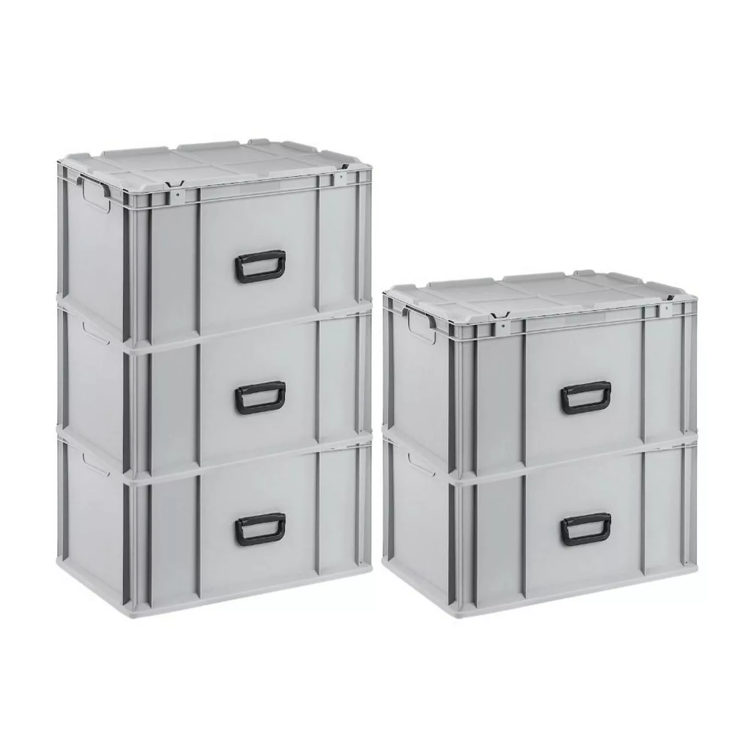 PROREGAL Spar Set 5x Eurobox Nextgen Portable HxBxT 33,5 x 40 x 60 cm 65 Li günstig online kaufen