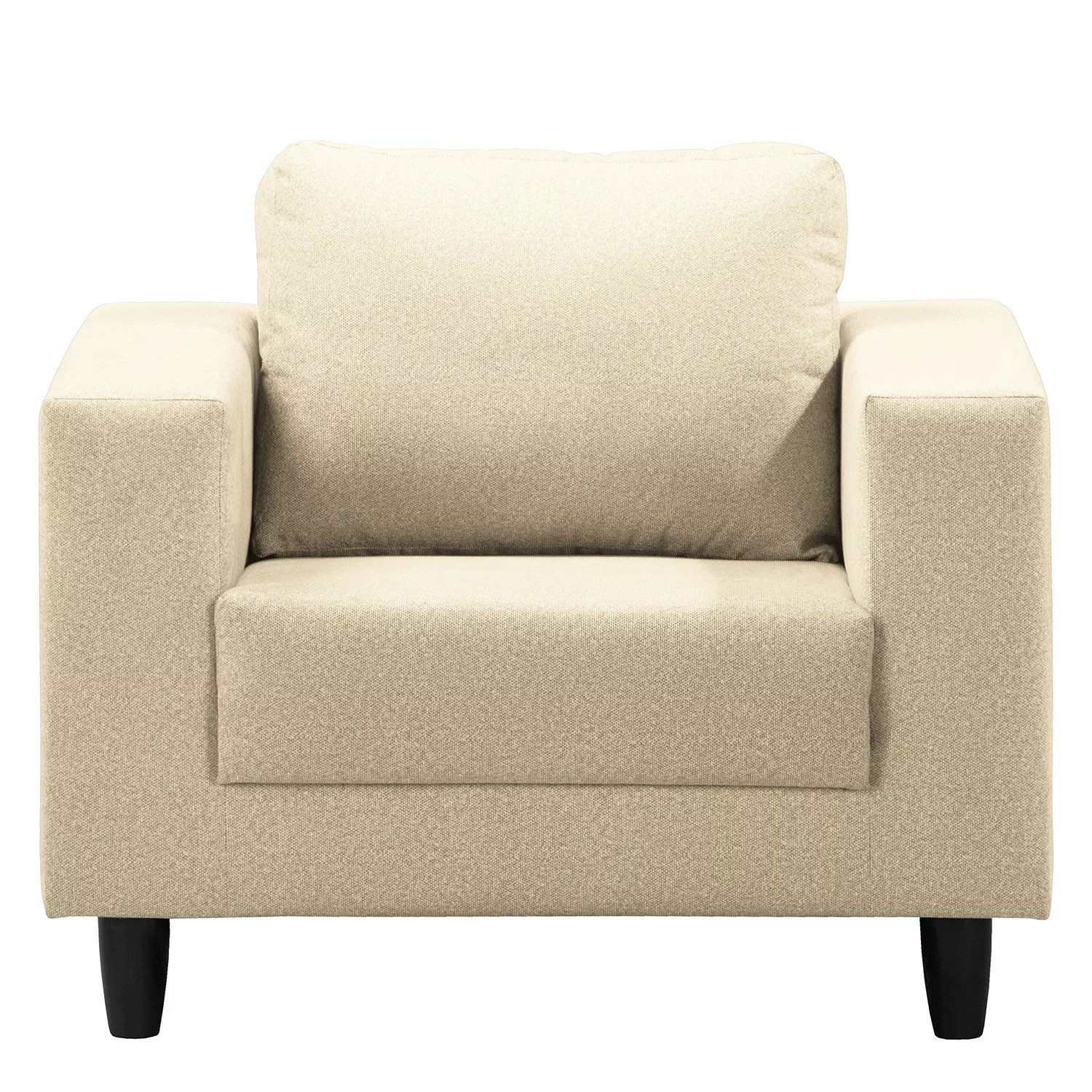 home24 Mørteens Sessel Bexwell II Creme 100% Polyester 90x80x75 cm (BxHxT) günstig online kaufen