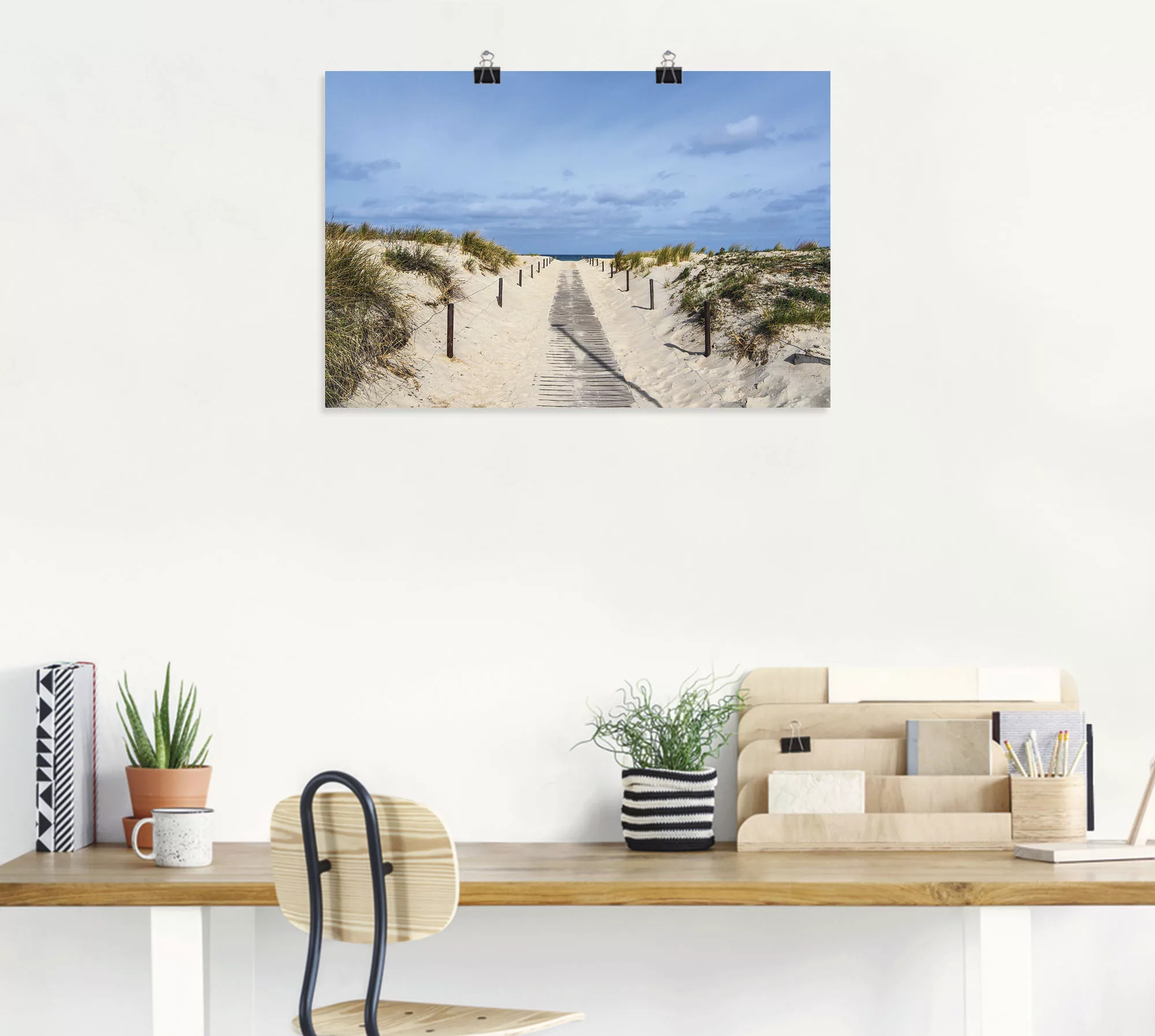 Artland Wandbild "Strandaufgang an Küste der Ostsee", Strandbilder, (1 St.) günstig online kaufen