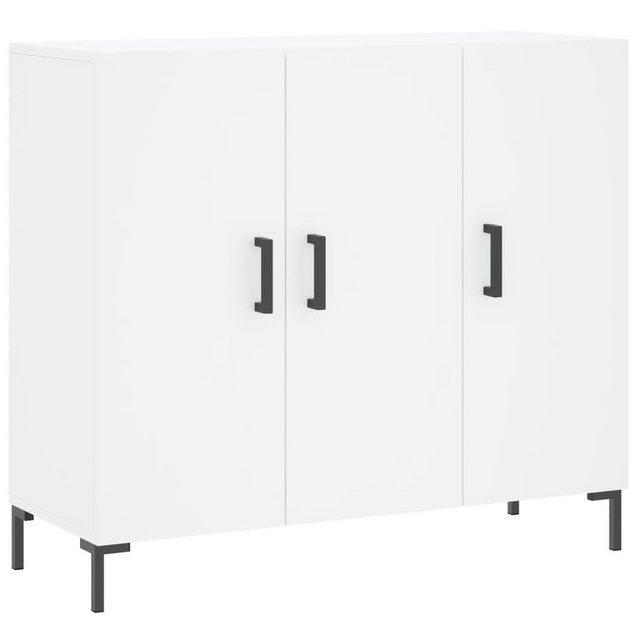 vidaXL Kleiderschrank Sideboard Weiß 90x34x80 cm Holzwerkstoff günstig online kaufen