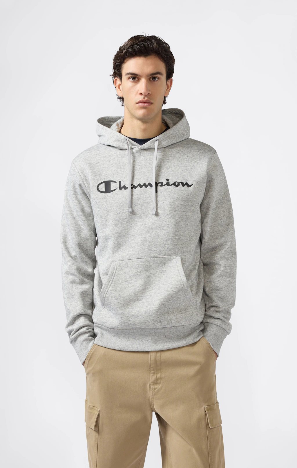 Champion Kapuzensweatshirt "BASICS Fleece Hoodie Large Logo", (1 tlg.) günstig online kaufen