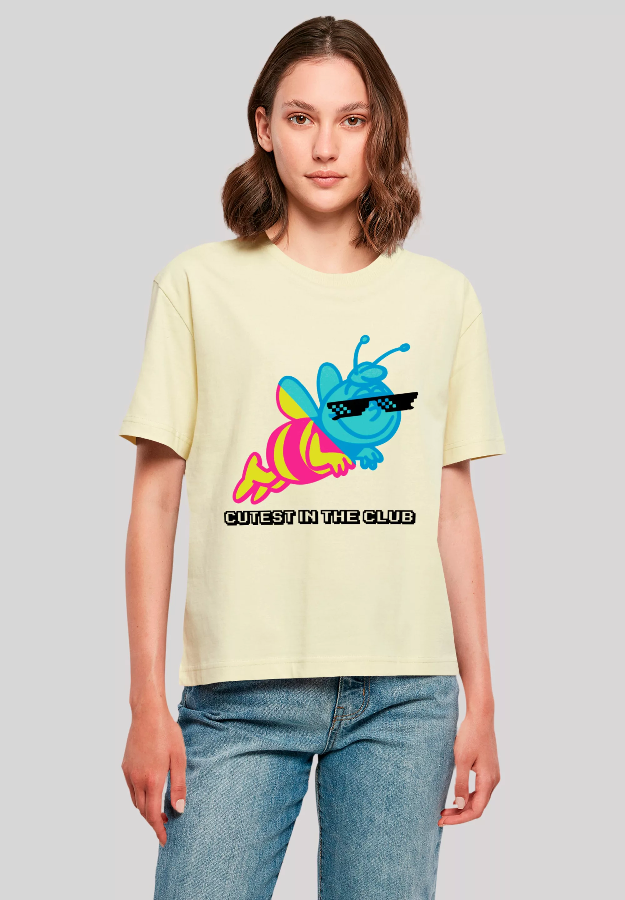 F4NT4STIC T-Shirt "Die Biene Maja Cutest In Club", Nostalgie, Retro, Heroes günstig online kaufen