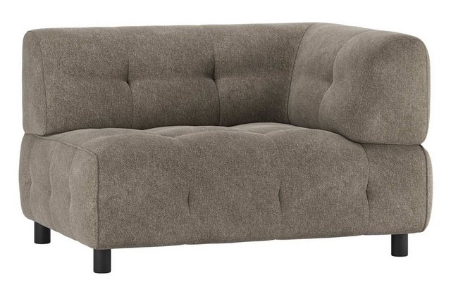 WOOOD Sofa Louis aus Flachgewebe Rechts günstig online kaufen