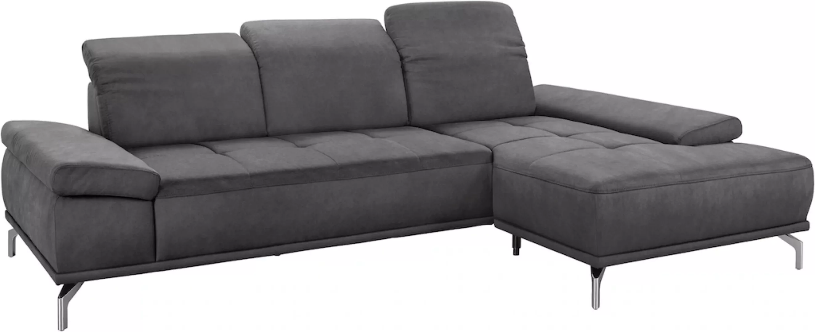 Places of Style Ecksofa "Caluna", Inkl.Sitztiefenverstellung, wahlweise mit günstig online kaufen
