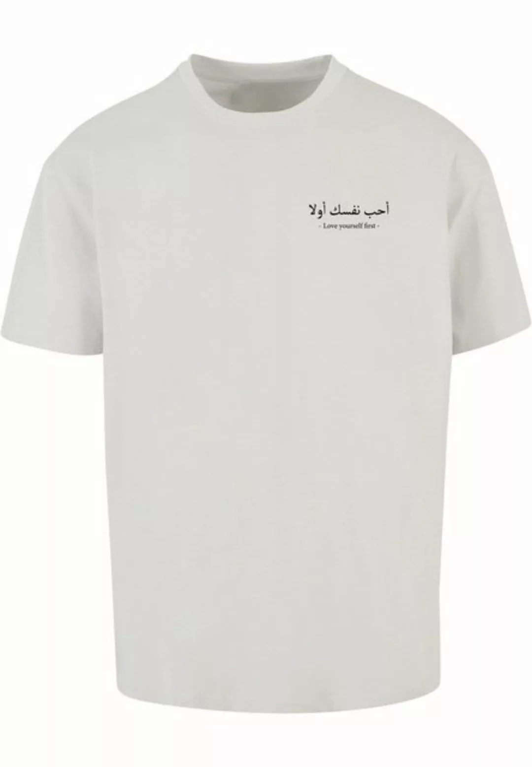 Merchcode T-Shirt Merchcode Herren Love Yourself First Heavy Oversized Tee günstig online kaufen