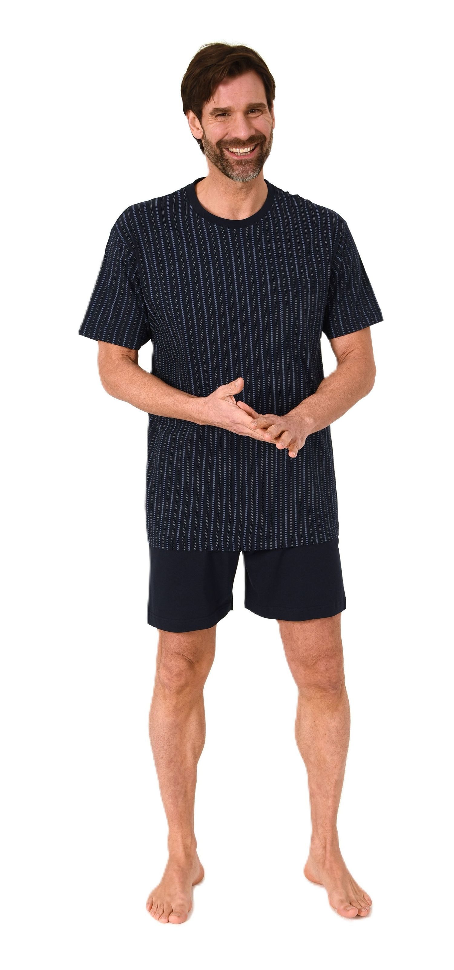 Normann Pyjama Normann Herren Schlafanzug kurzarm günstig online kaufen