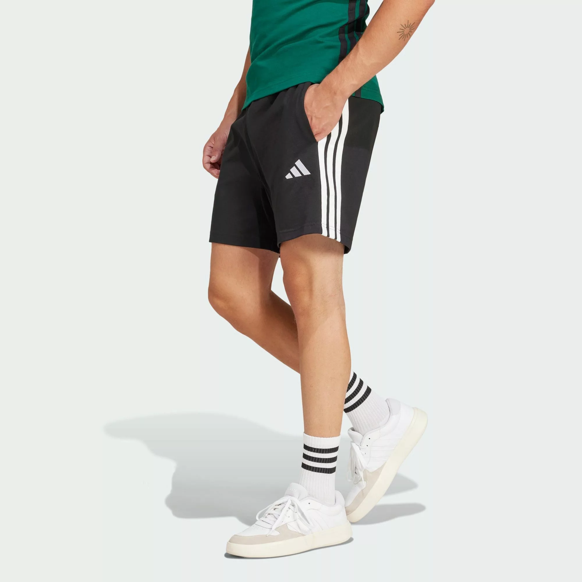 adidas Sportswear Shorts ESSENTIALS 3-STREIFEN SINGLE günstig online kaufen