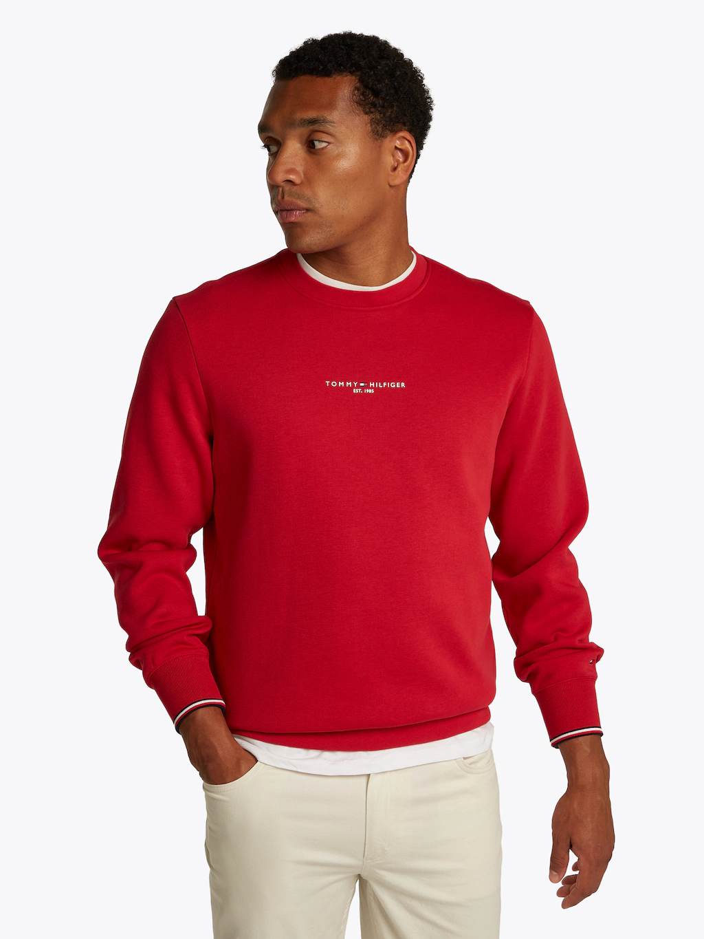 Tommy Hilfiger Sweatshirt "SMALL TOMMY LOGO CREWNECK" günstig online kaufen