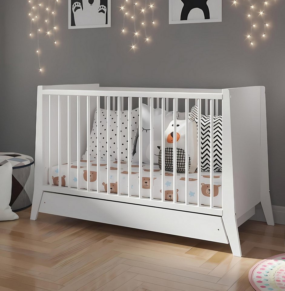 Alavya Home® Babybett PARKER I Qualitätsträume I für den ruhigen Schlaf Ihr günstig online kaufen