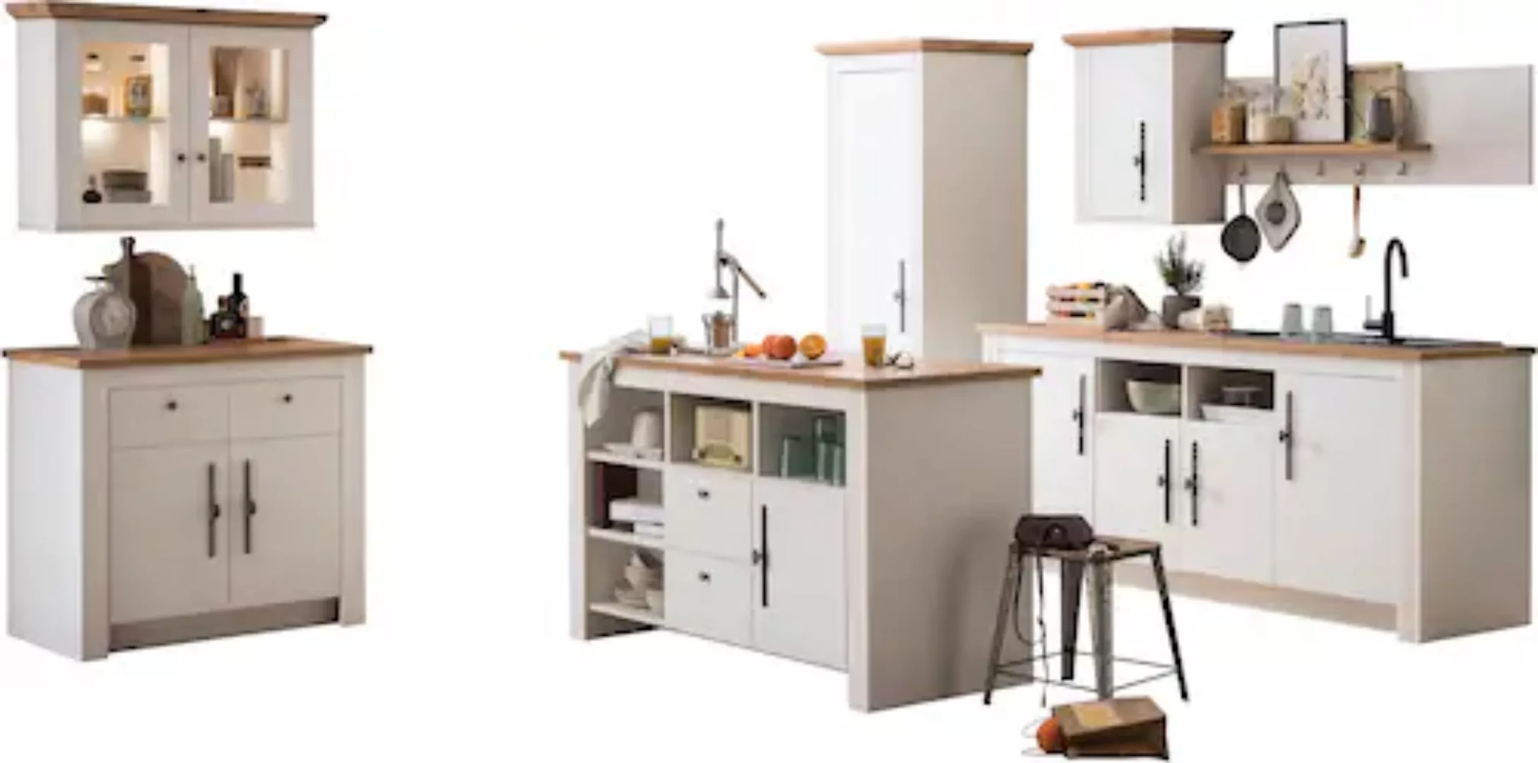 KOCHSTATION Küche »KS-Westminster«, Breite 366 cm, ohne E-Geräte günstig online kaufen