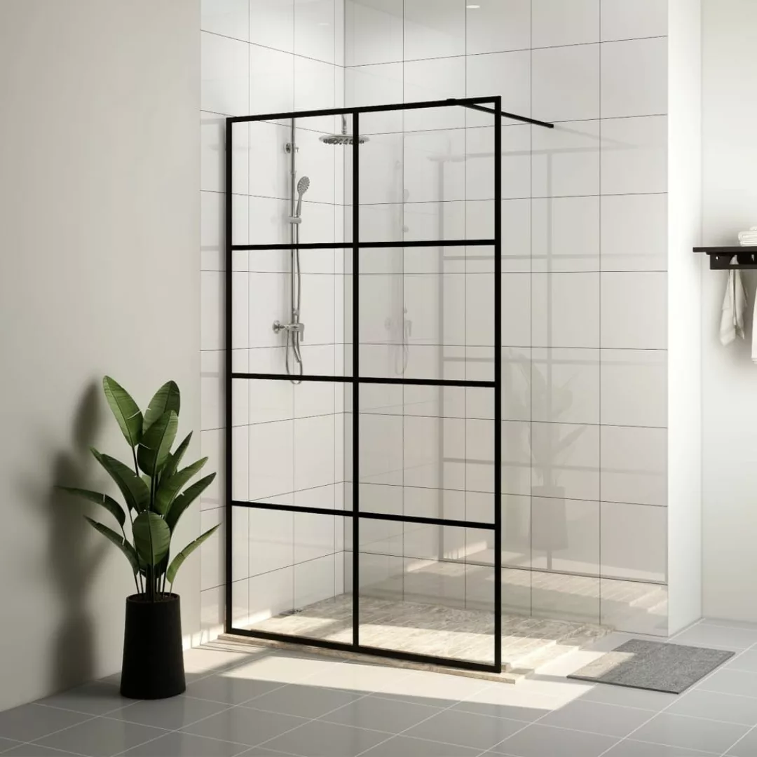 Duschwand Für Begehbare Dusche Mit Klarem Esg Glas 100x195 Cm günstig online kaufen