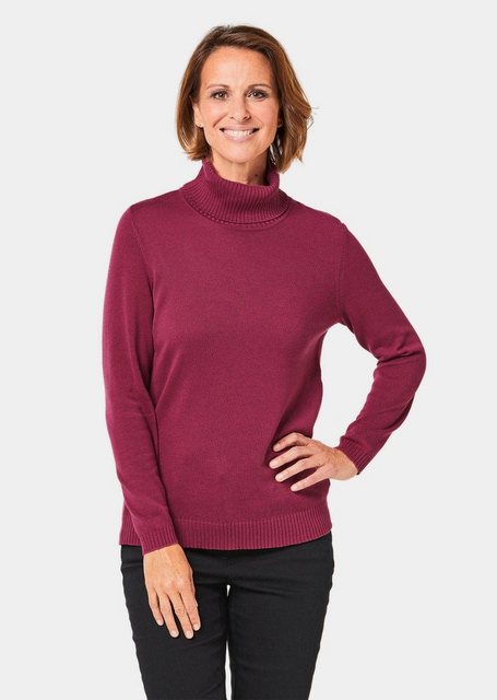 GOLDNER Rollkragenpullover Kurzgröße: Pullover mit halsfernem Rollkragen günstig online kaufen