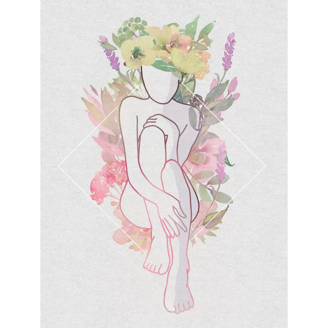 Komar Poster Bella Vita Blüten B/L: ca. 30x40 cm günstig online kaufen