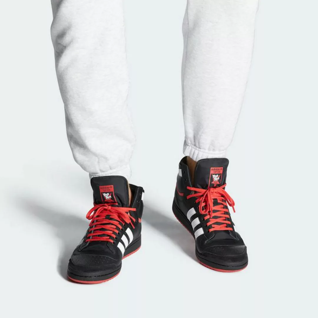 adidas Originals Top Ten Hi Black/White/Red günstig online kaufen