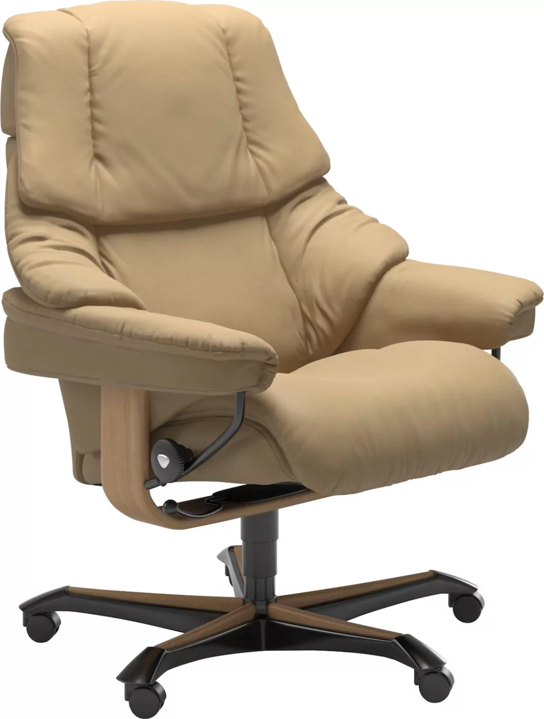 Stressless Relaxsessel "Reno", mit Home Office Base, Größe M, Gestell Eiche günstig online kaufen