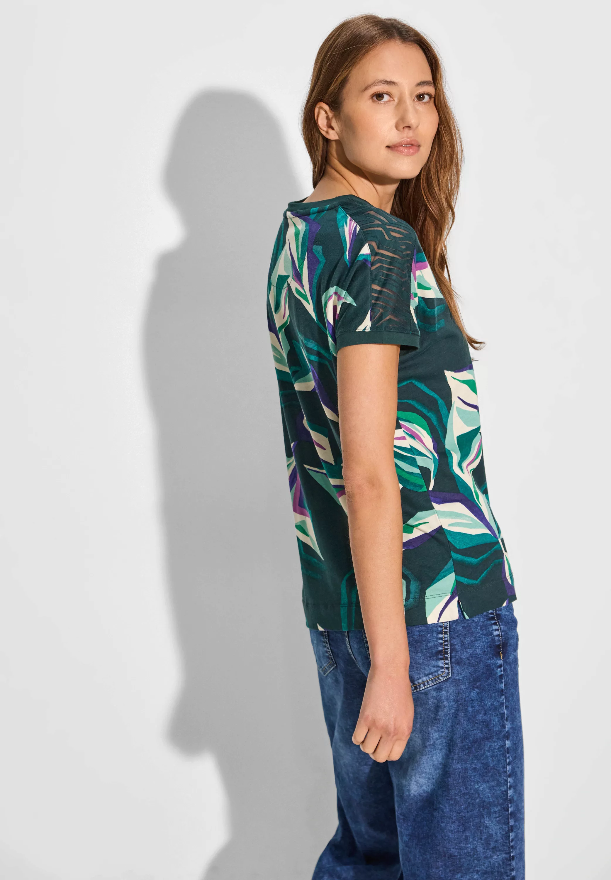 Cecil Print-Shirt mit All-Over Print günstig online kaufen