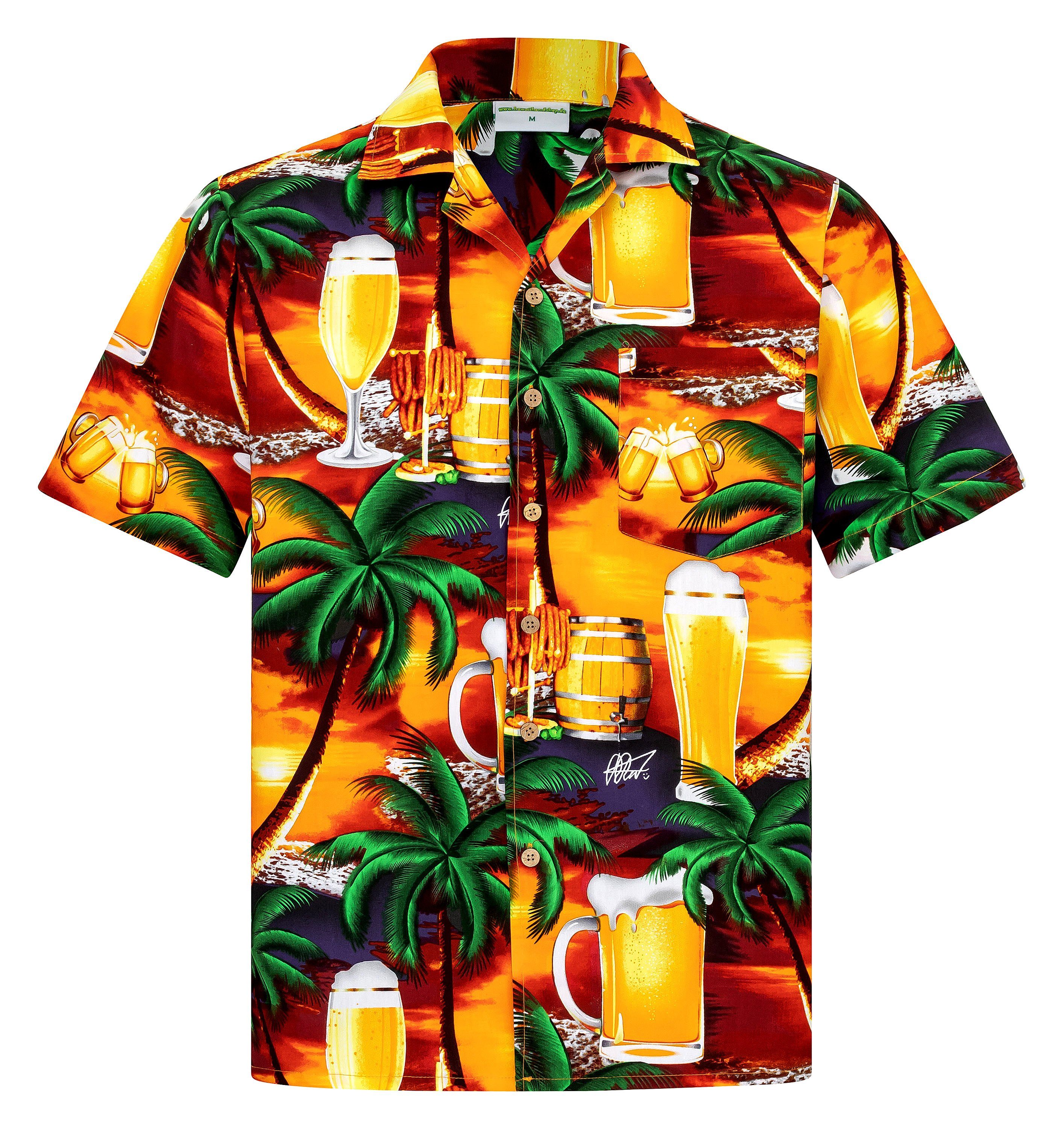 Hawaiihemdshop.de Hawaiihemd Hawaii Hemd Herren Baumwolle günstig online kaufen