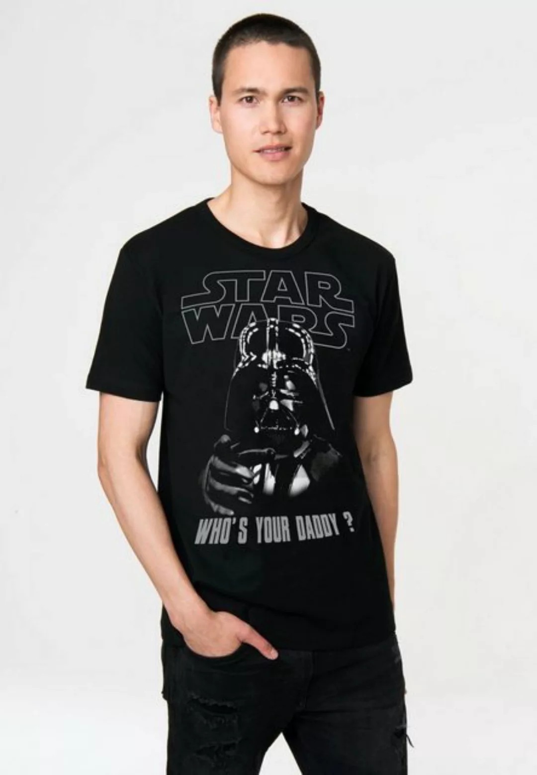 LOGOSHIRT T-Shirt "Star Wars - Whos Your Daddy", mit coolem Print günstig online kaufen