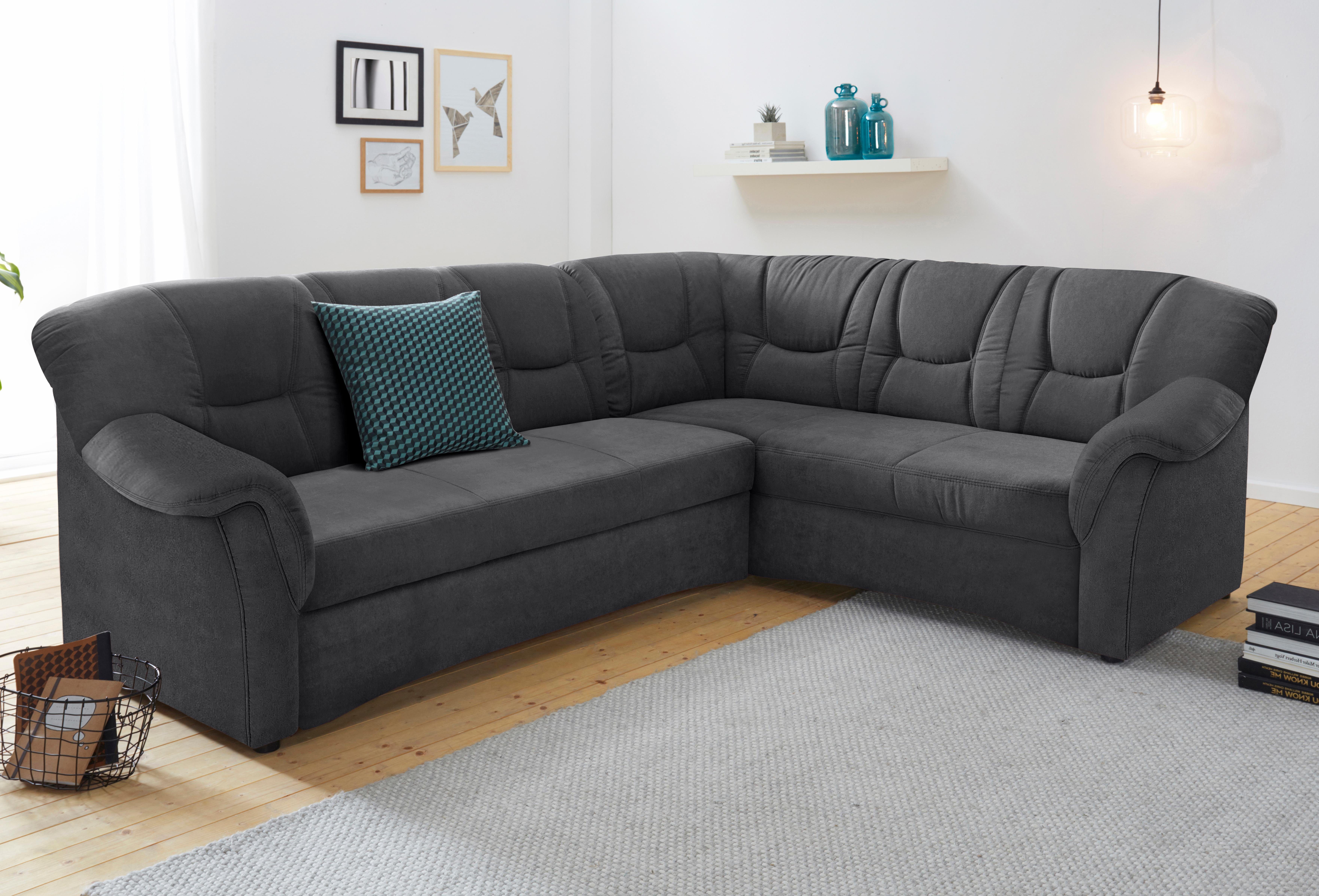 DOMO collection Ecksofa "Sarafina zeitlos und komfortabel, optional mit Fed günstig online kaufen