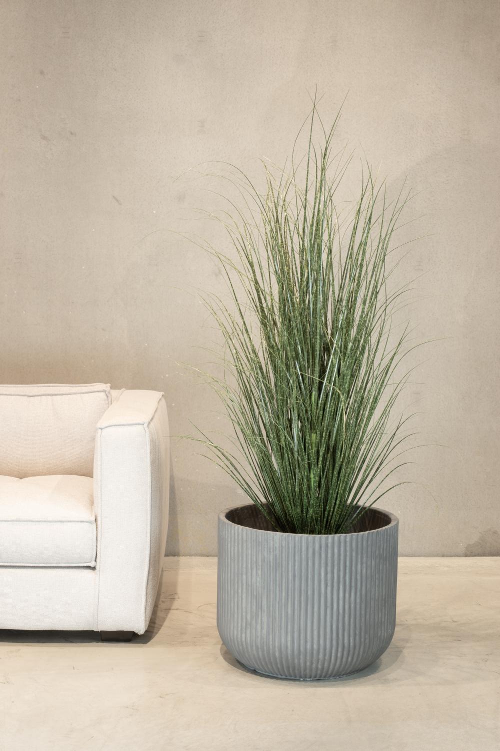 Zebragras Miscanthus Sinensis Kunstpflanze, Höhe 120 cm günstig online kaufen