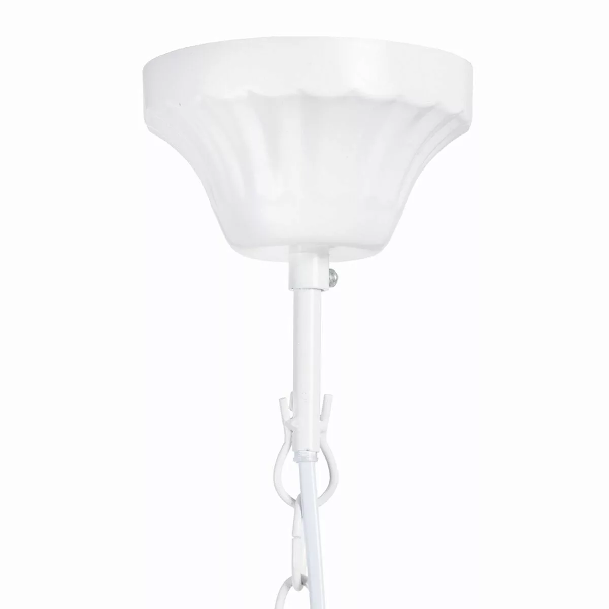 Deckenlampe 25 X 24 X 30,5 Cm Metall Weiß Vintage günstig online kaufen