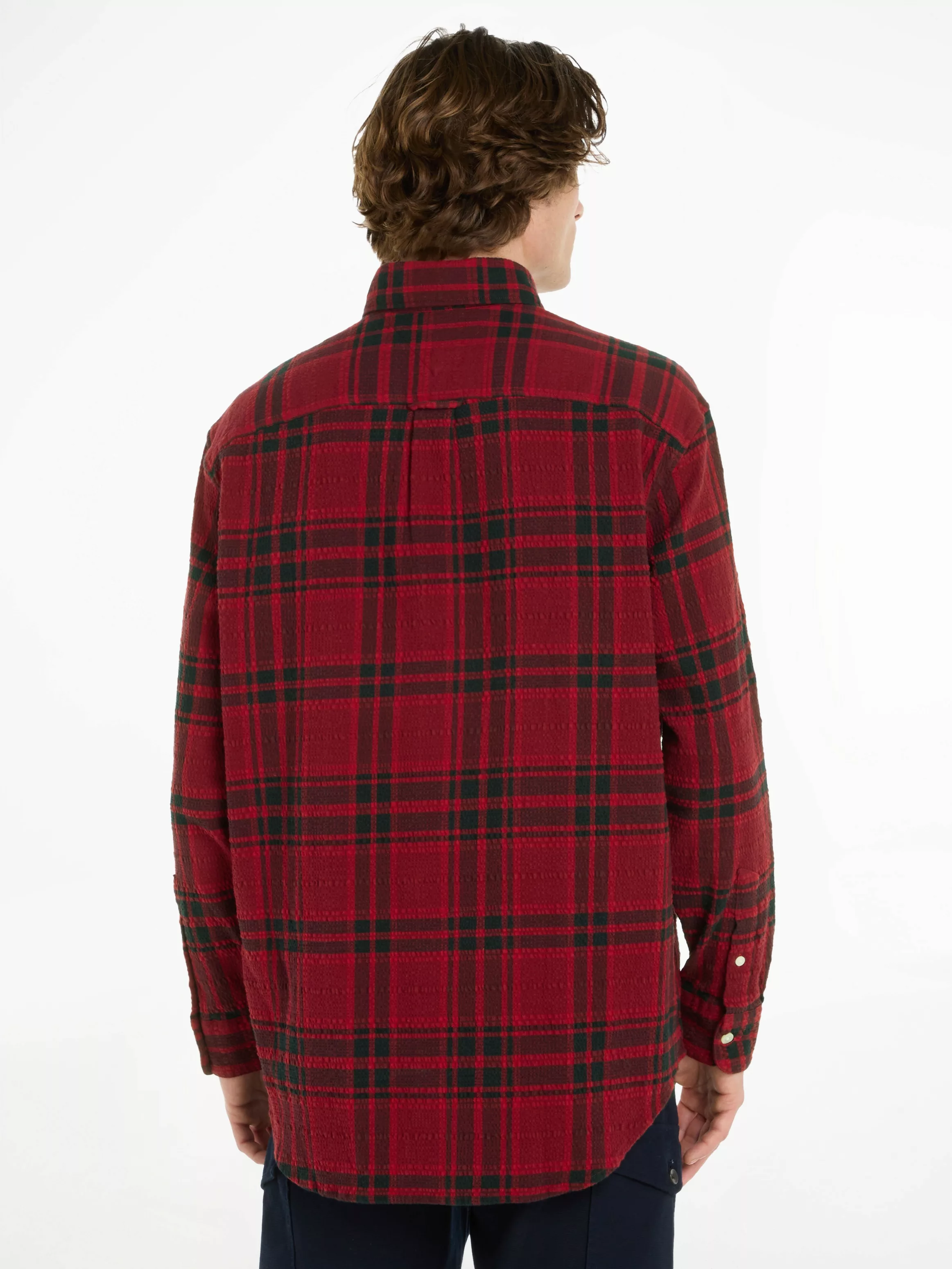 Tommy Hilfiger Langarmhemd TONAL TARTAN SHIRT günstig online kaufen