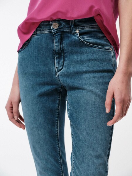 High-waist Jeans Aus Bio-baumwolle Gots günstig online kaufen