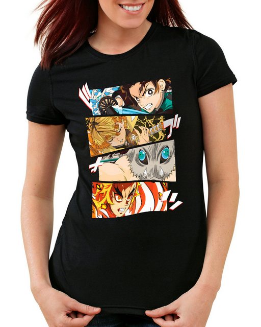 style3 T-Shirt Angry Bunch demon slayer anime japan manga cosplay günstig online kaufen