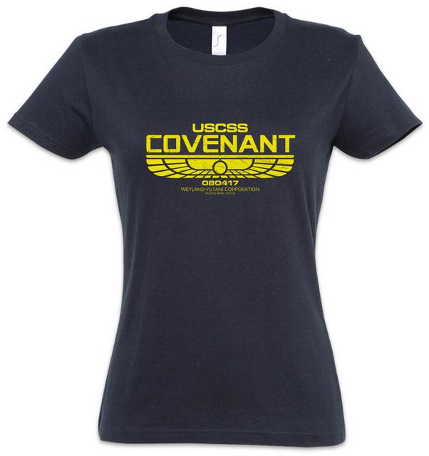 Urban Backwoods Print-Shirt USCSS Covenant Damen T-Shirt Nostromo Alien Yut günstig online kaufen