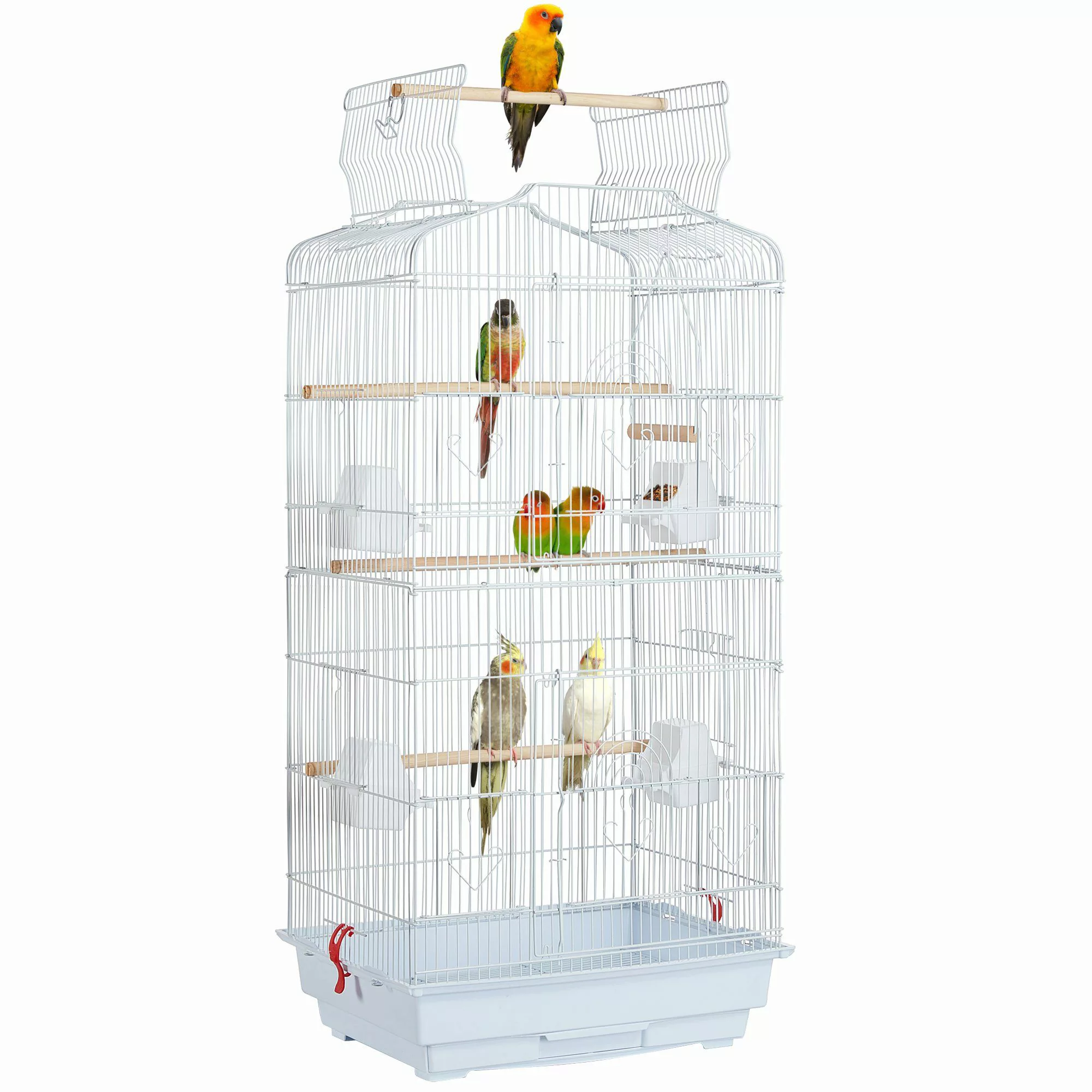 Yaheetech Vogelkäfig Vogelvoliere, Vogelhaus für Papagei günstig online kaufen