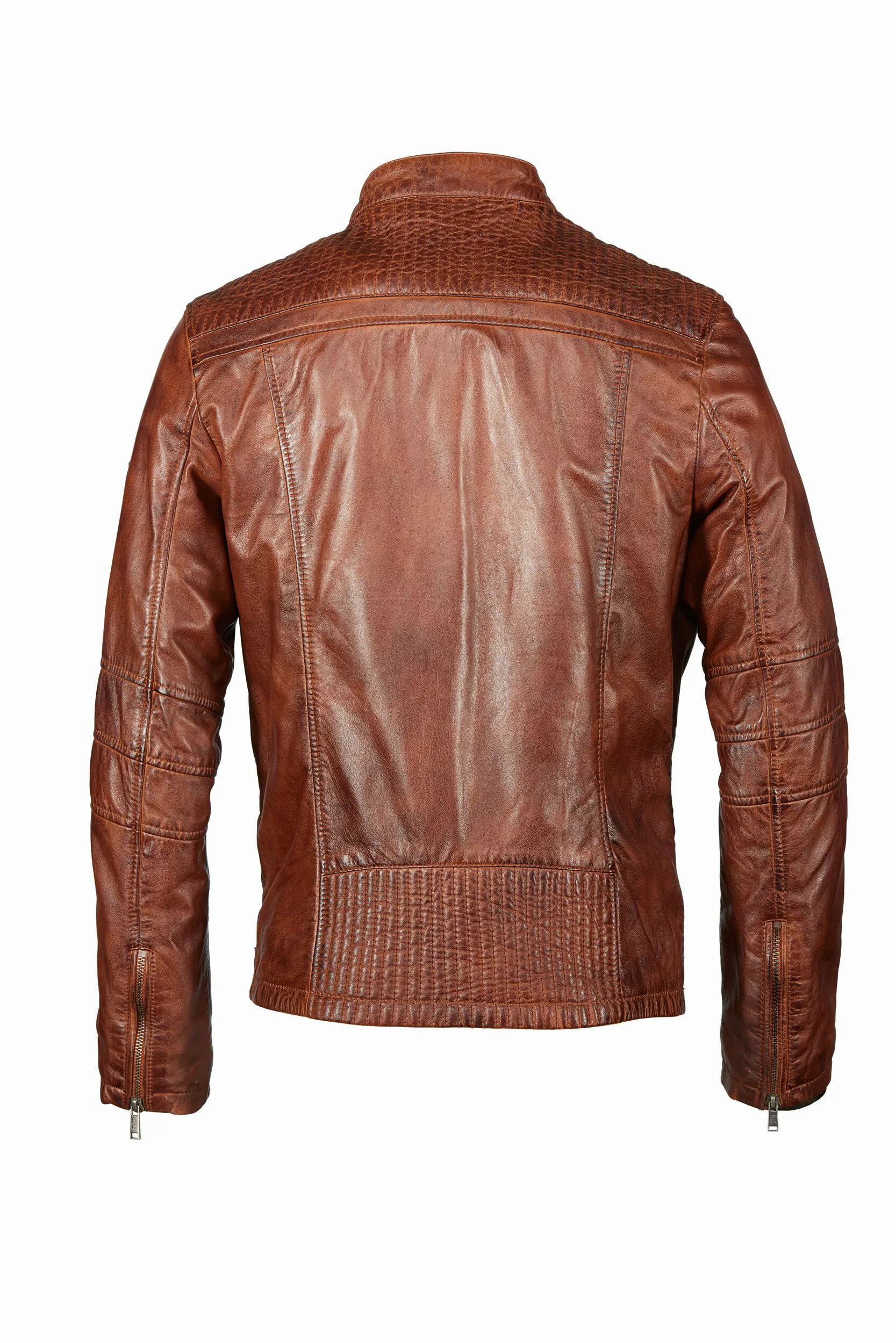 H.I.S Lederjacke (1-St) mit Stehkragen günstig online kaufen