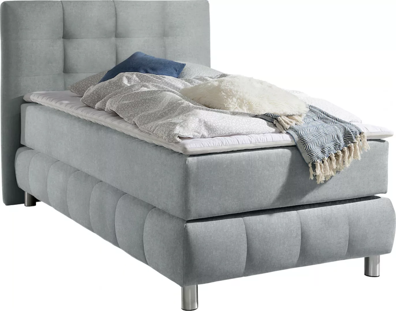 andas Boxspringbett "Salo", incl. Topper, 6 Breiten, 2 Härtegrade, TFK auch günstig online kaufen