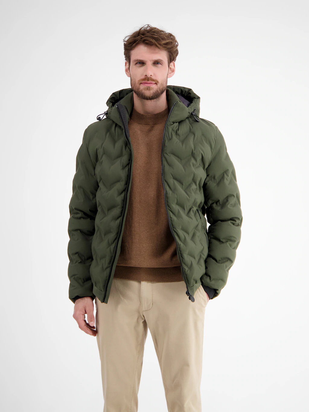 LERROS Steppjacke "LERROS Herren Funktions-Steppjacke", mit Kapuze, Wasser- günstig online kaufen
