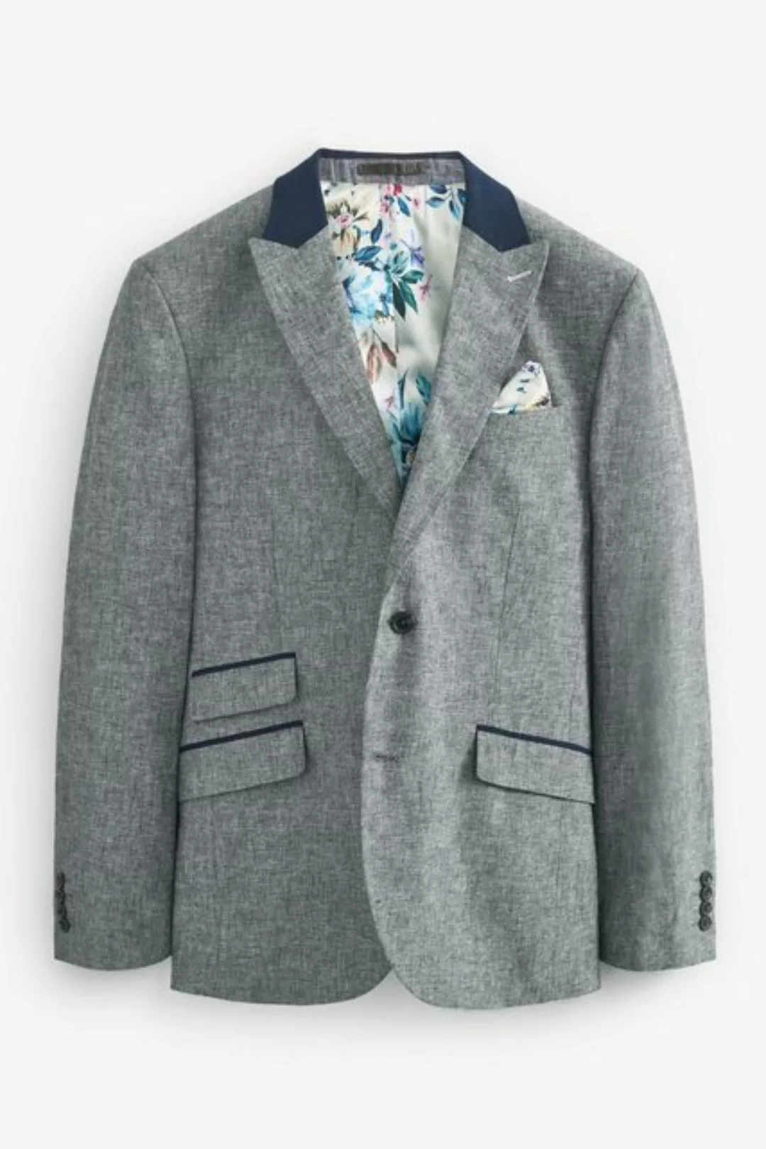 Next Leinensakko Blazer aus Leinengemisch - Slim Fit (1-tlg) günstig online kaufen