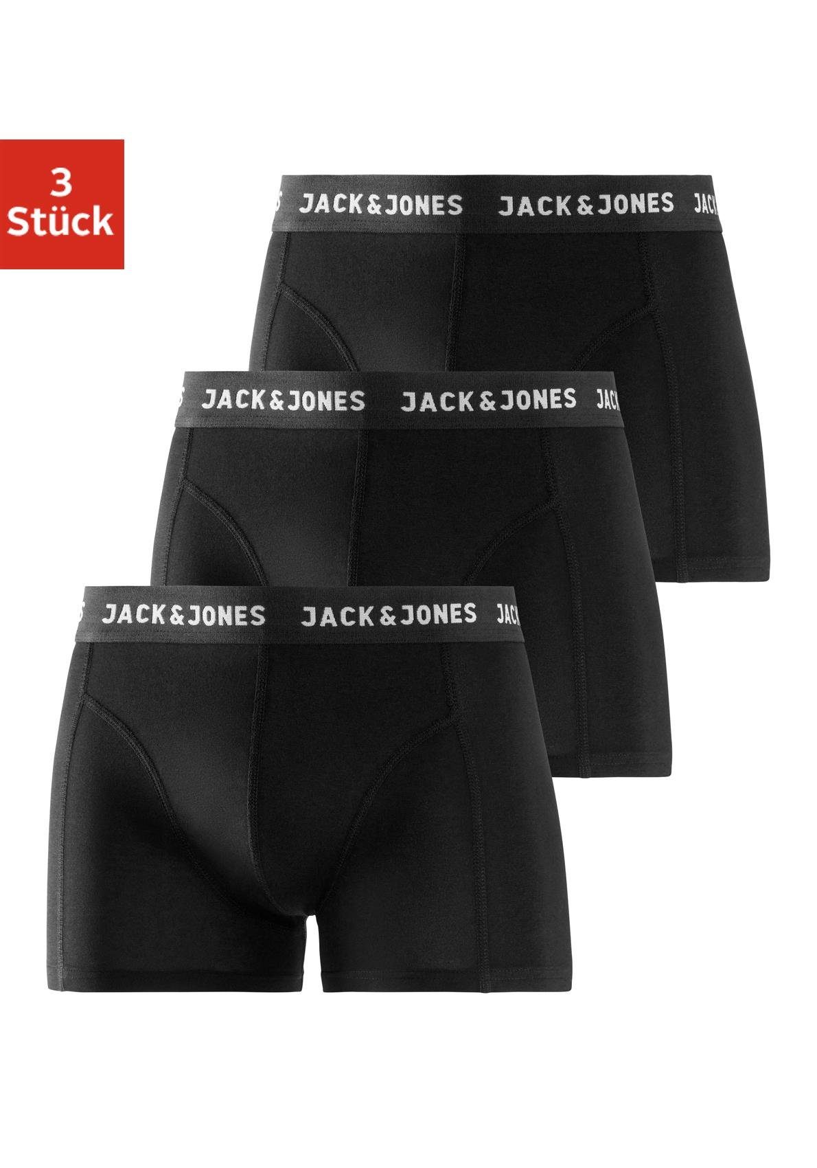 Jack & Jones 3-er Set Trunks Schwarz günstig online kaufen