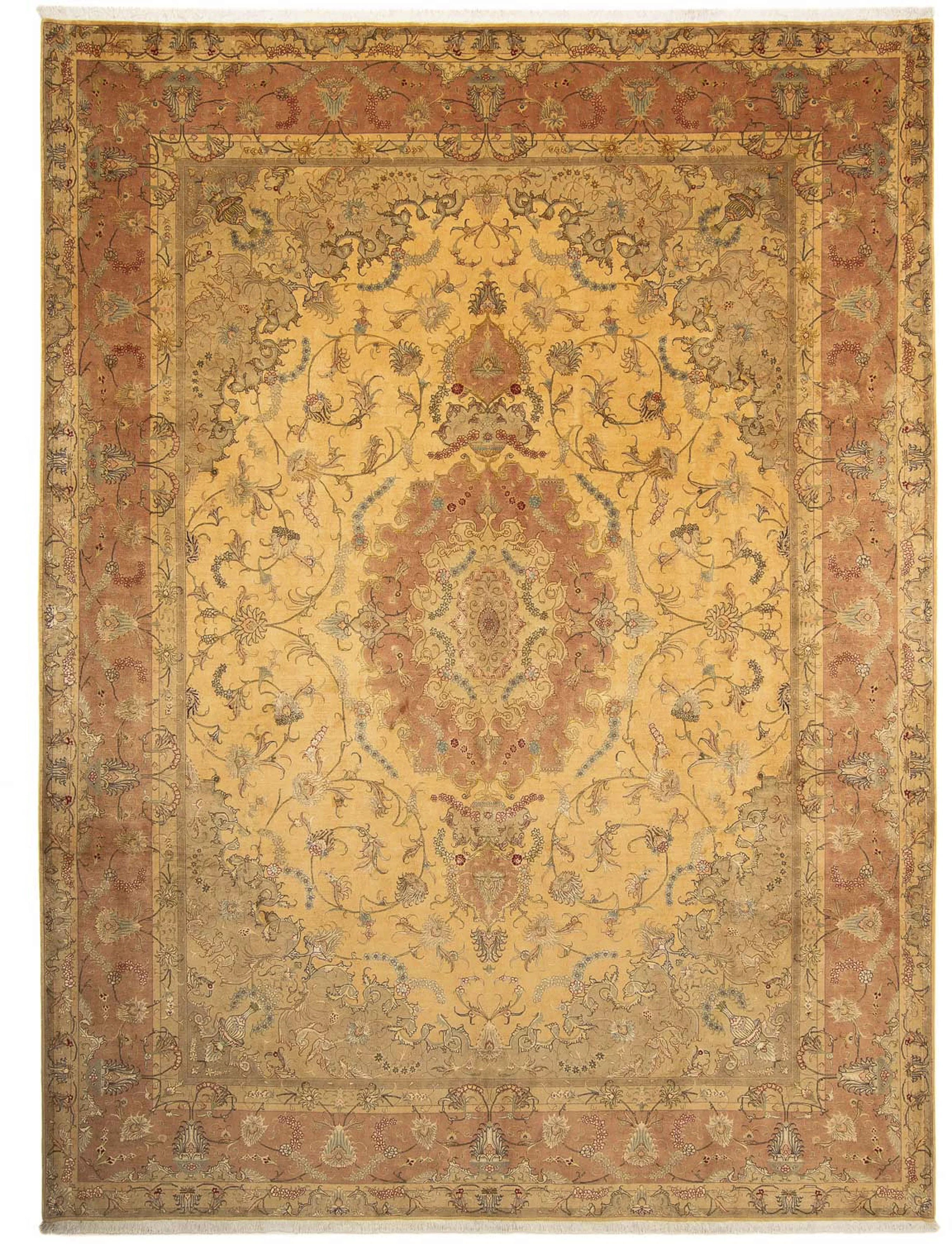 morgenland Orientteppich »Perser - Täbriz - Royal - 398 x 306 cm - gold«, r günstig online kaufen