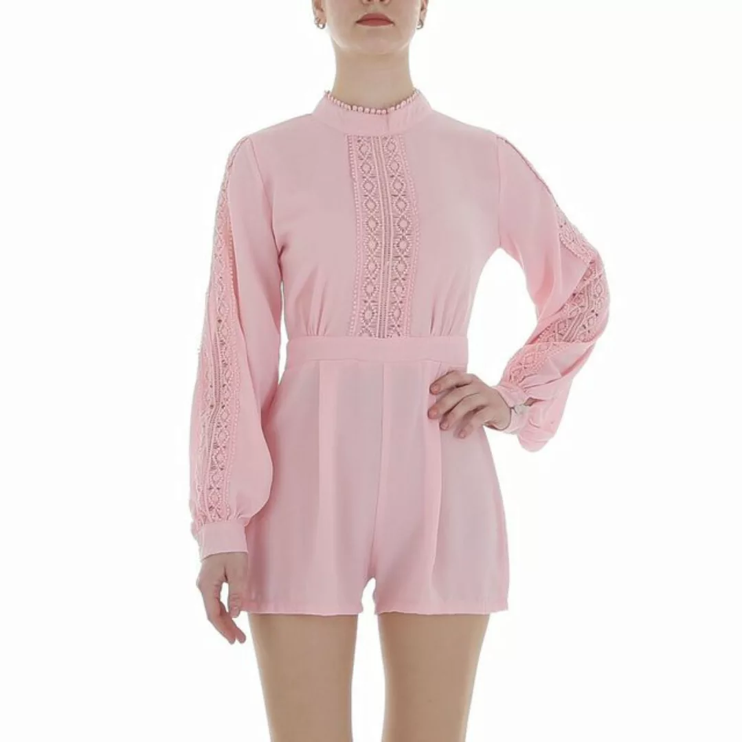Ital-Design Jumpsuit Damen Party & Clubwear Hotpants (86365245) Glänzend Ku günstig online kaufen