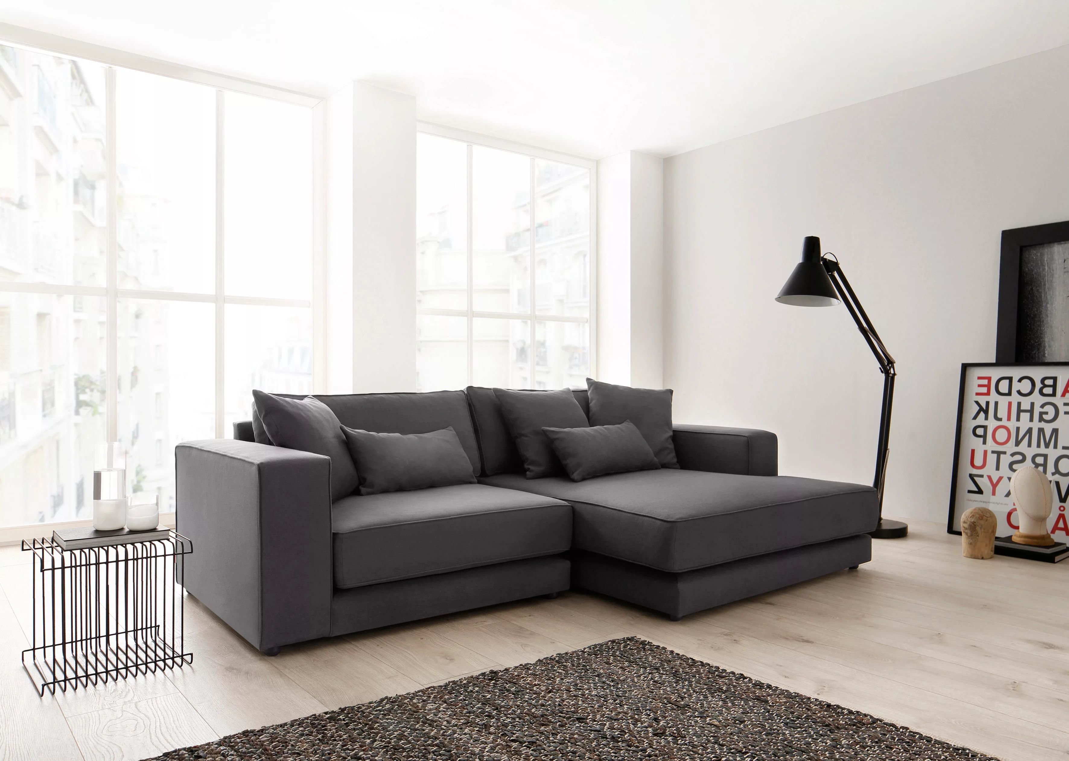 OTTO products Sofa-Eckelement "Grenette", Modulsofa, im Baumwoll-/Leinenmix günstig online kaufen