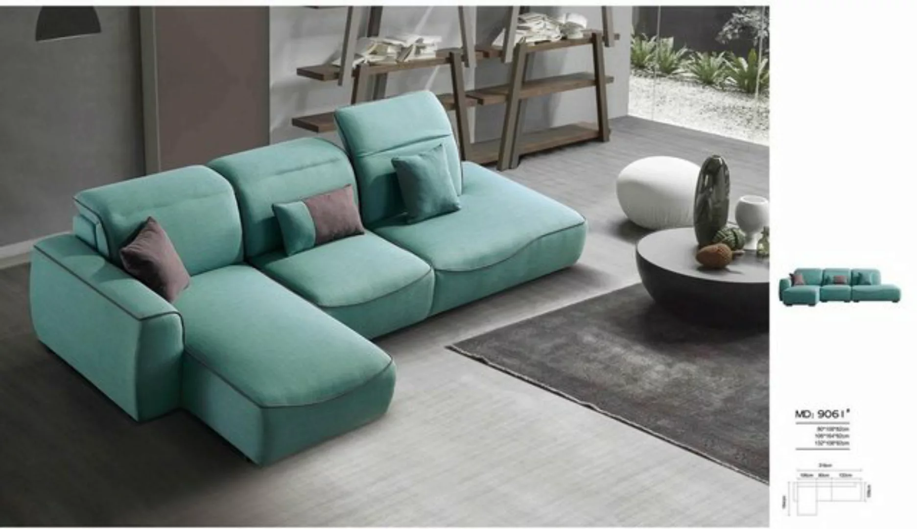 JVmoebel Ecksofa, Italienische Design Eck Sofa Sitz Polster Eck Garnitur Co günstig online kaufen