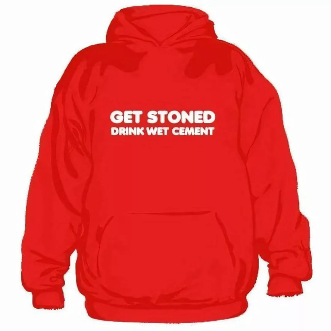 Hybris Hoodie Get Stoned Drink Wet Cement Hoodie günstig online kaufen