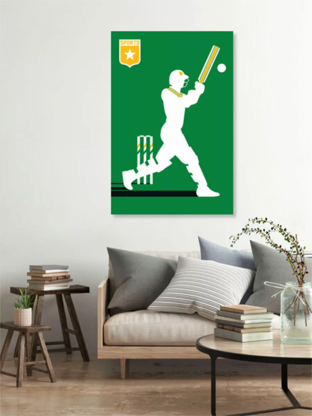 Poster / Leinwandbild - Cricket günstig online kaufen