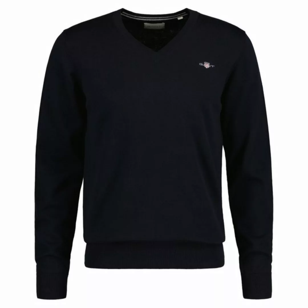 Gant V-Ausschnitt-Pullover Classic Cotton V-Neck Premium Strickjersey aus w günstig online kaufen