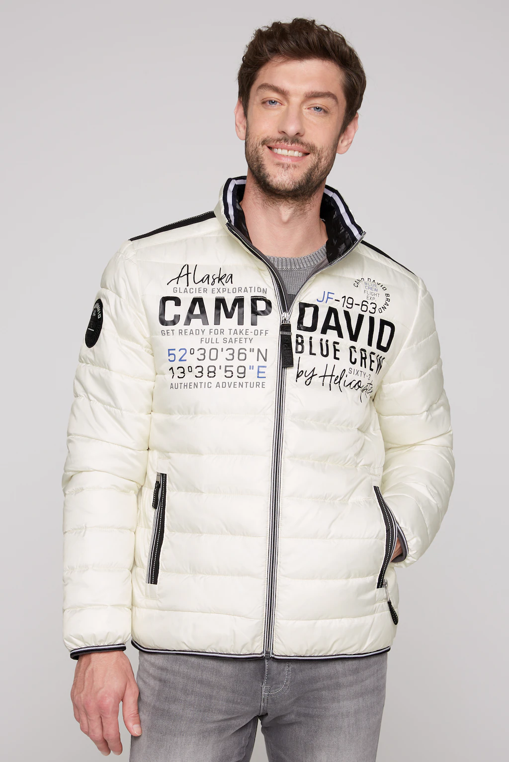 CAMP DAVID Outdoorjacke, ohne Kapuze, mit elastischem Saumabschluss günstig online kaufen