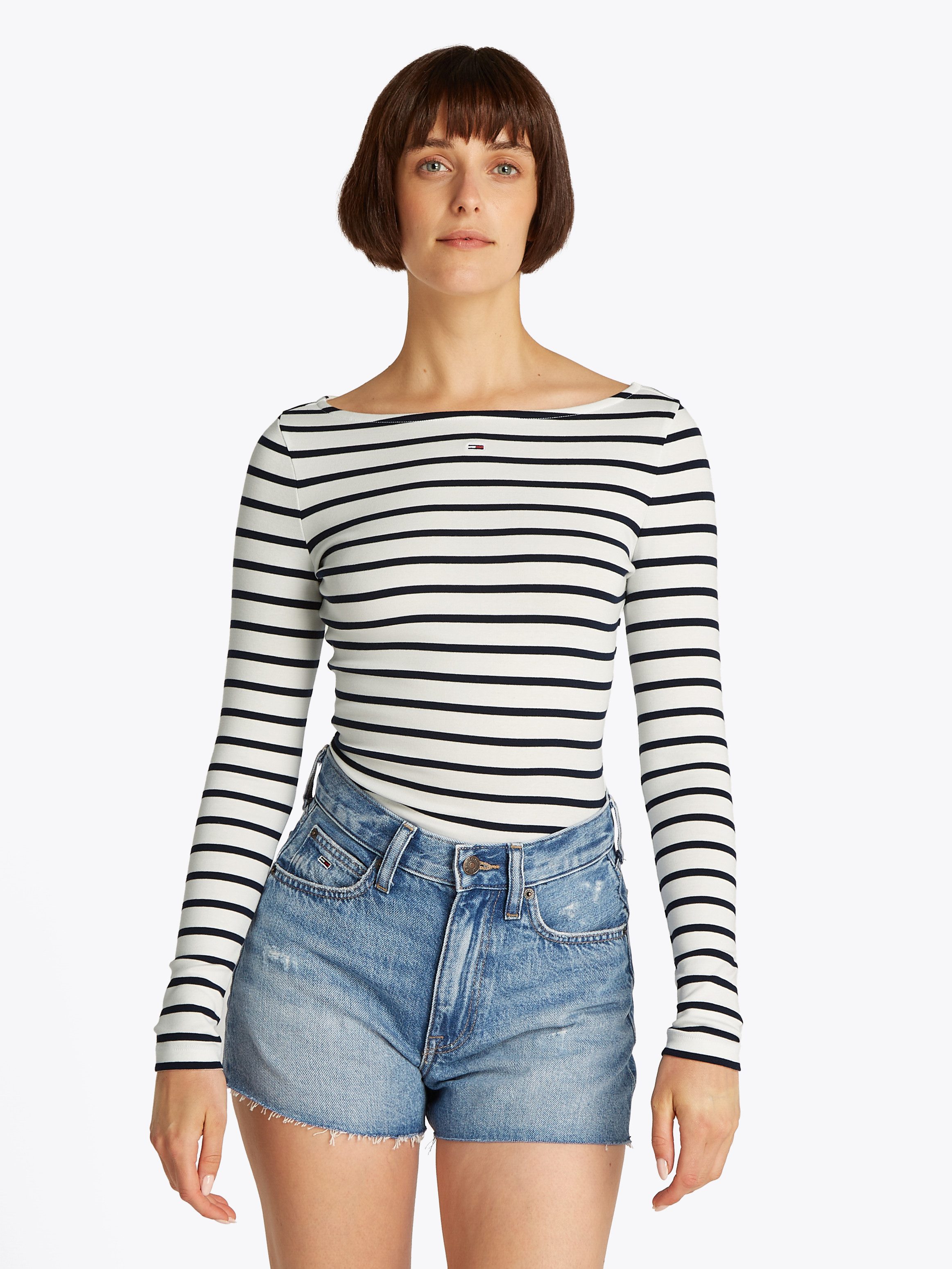 Tommy Jeans Langarmshirt TJW BOAT NECK günstig online kaufen