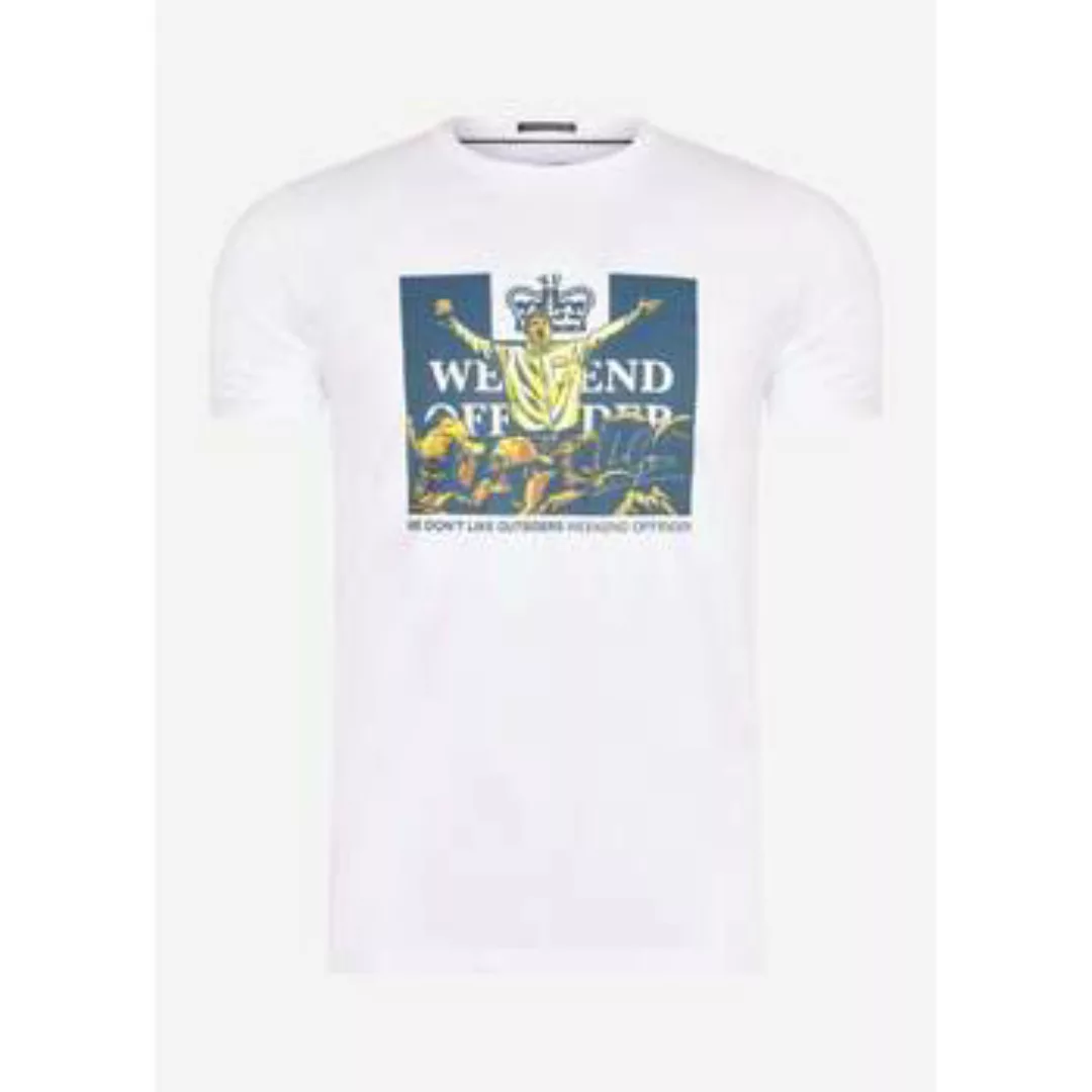 Weekend Offender  T-Shirts & Poloshirts Leo gregory - white günstig online kaufen