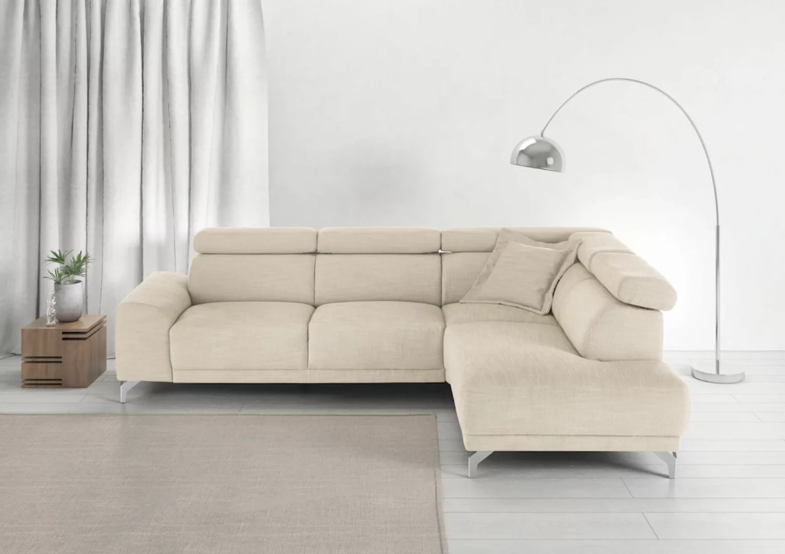 3C Candy Ecksofa "Greve Sofa immer mit manuelle Kopfteilverstellungen, mode günstig online kaufen