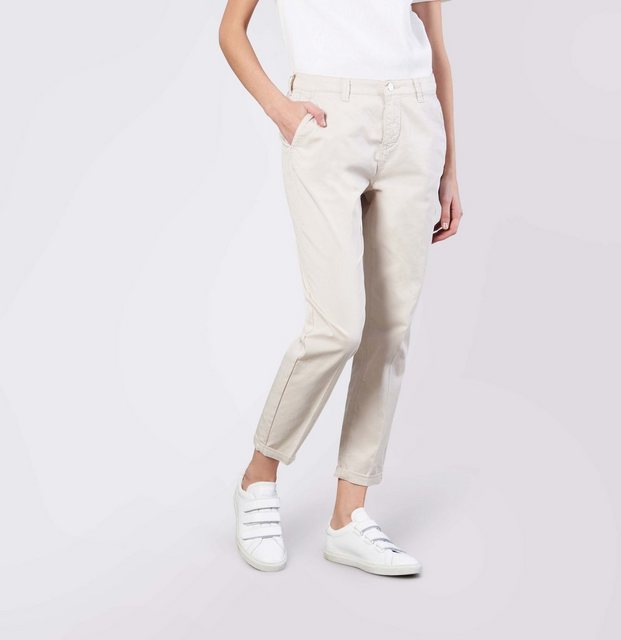 MAC Chinohose "CHINO turn up", mit dezentem Glanz, elegant und sportiv zugl günstig online kaufen